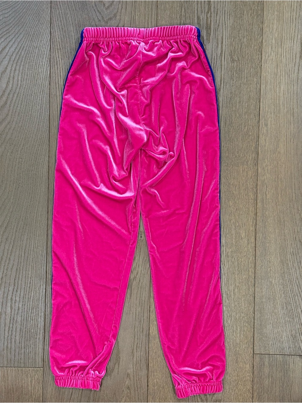 Aviator Nation Pink Classic Velvet Rainbow 5-Stripe Sweatpants Joggers Rare - XS - Picture 2 of 9